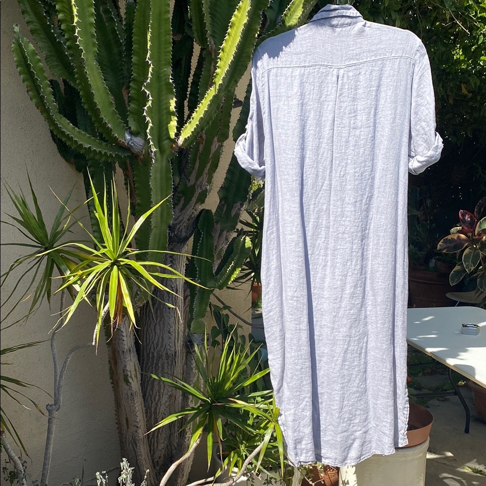Liabella blue Long Sleeve Casual Shirt Dress - Picture 9 of 13